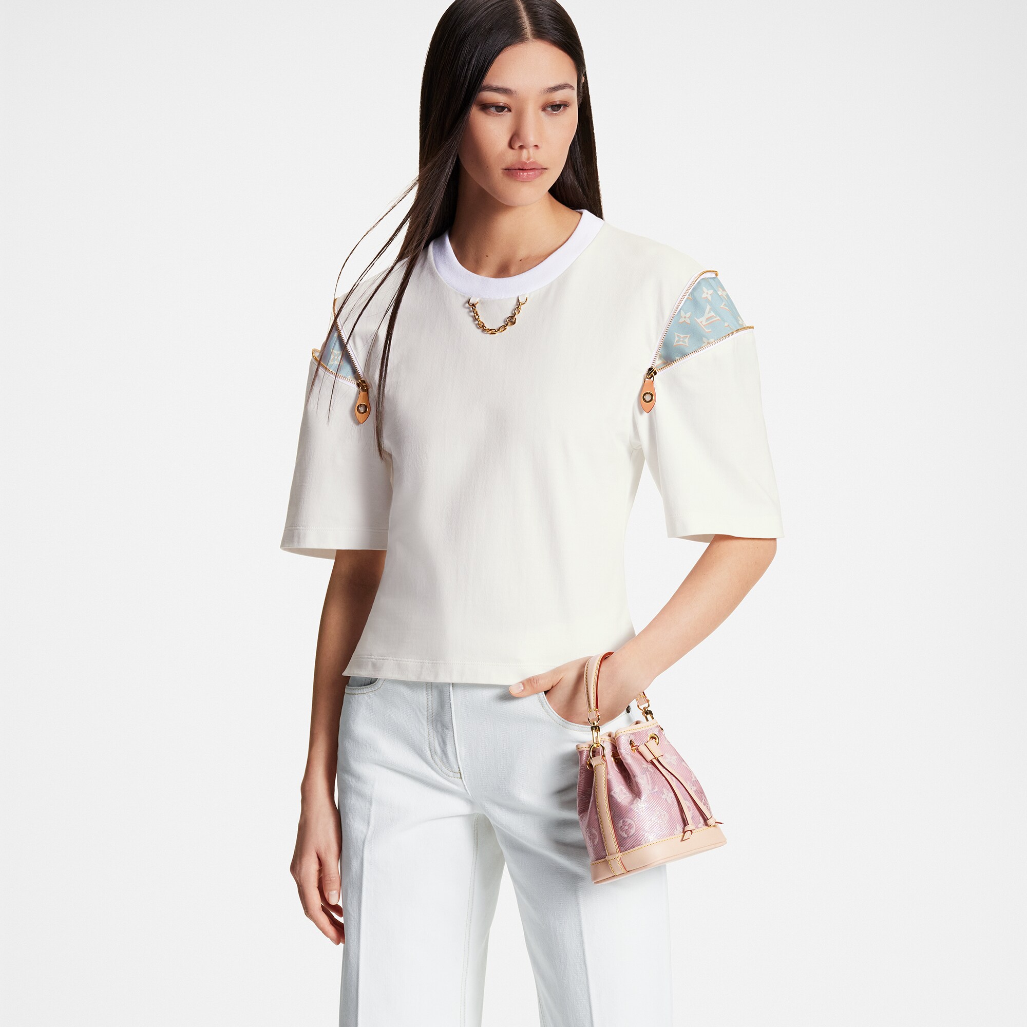 LOUIS VUITTON ルイヴィトン ジッパースリーブ Tシャツ